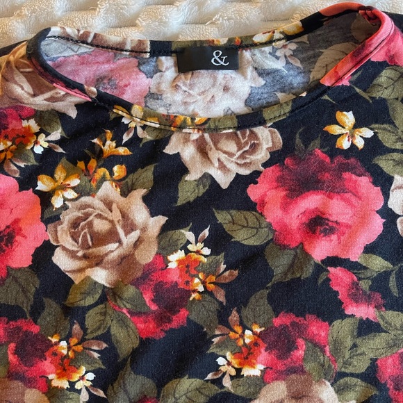 Mixed Pattern Top - Picture 2 of 5